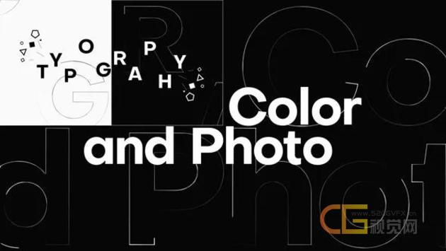 动感黑色文字标题动感快闪Black White Promo-AE模板下载