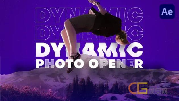 主页介绍视频旅游幻灯片时尚宣传新鲜活动开场白-AE模板