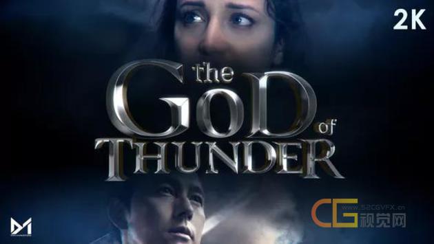 史诗动作片闪电金属标题动画电影预告片2K分辨率视频-AE模板下载