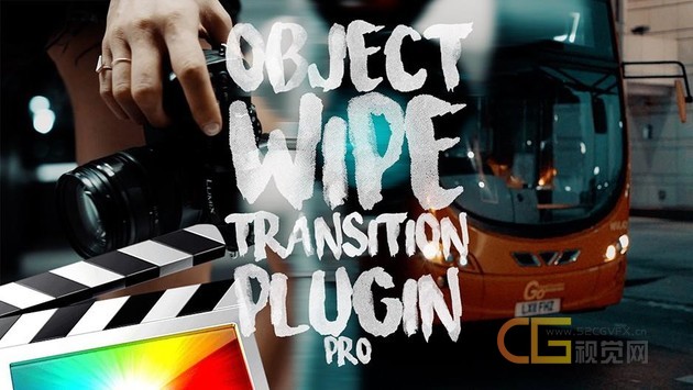 53个前景物体移动遮挡擦除无缝转场过渡动画 RN Object Wipe Transition Pro-FCPX插件