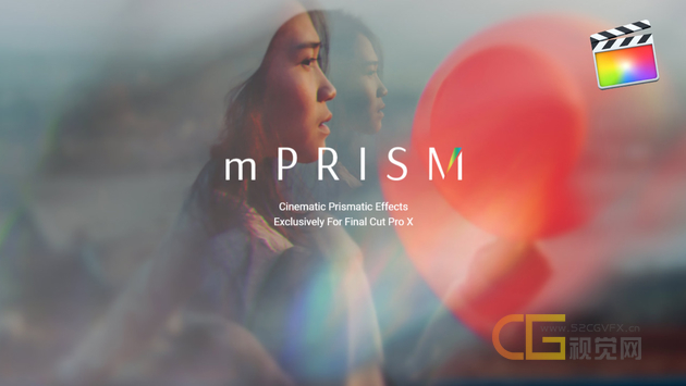 50组大气唯美梦幻镜头棱镜光效折射motionVFX-mPrism-FCPX插件