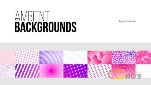 14种当代渐变动态形状动画实际效果情况视频素材创建-PR模板