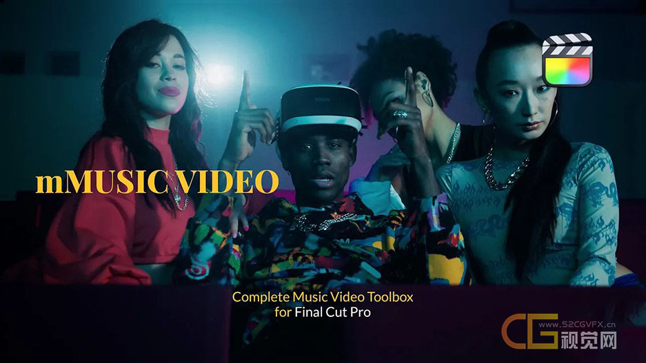 短视频音乐MV宣传文字标题转场预设特效包装动画 mMusic Video